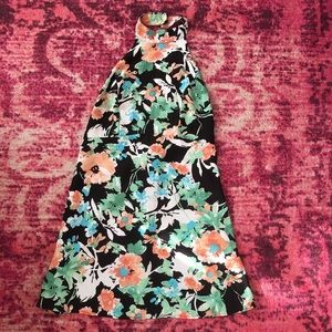 Floral Halter minidress